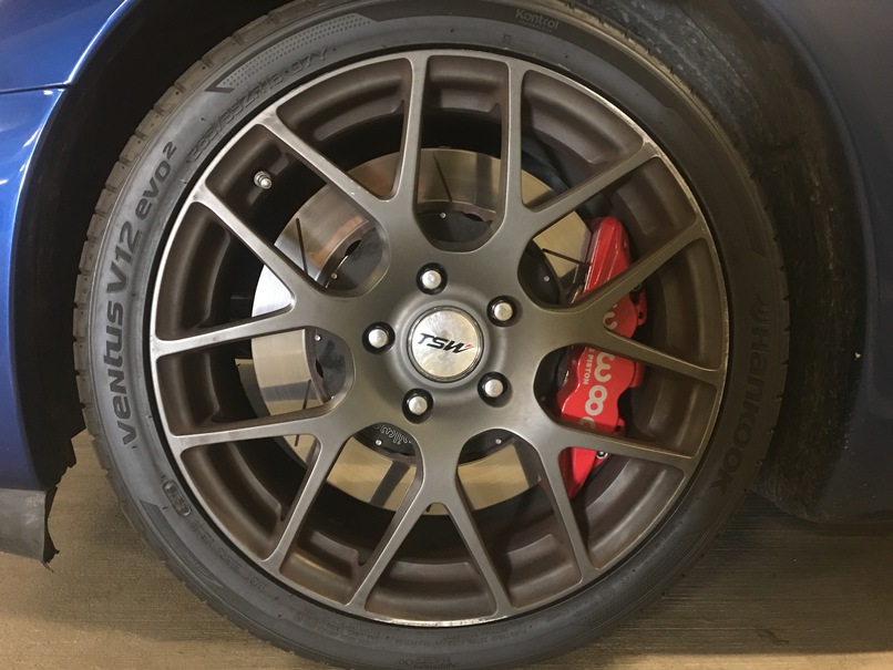 TSW 18x9 over AERO6 14.25