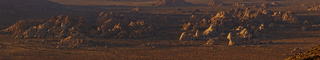 Rock And Road At Sunset