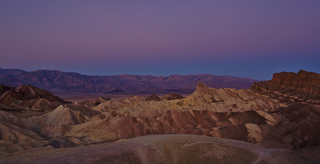 Textured Sunrise At Zabriskie Point