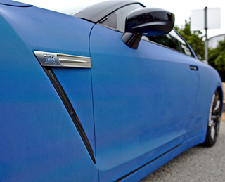 Matte Blue GTR Badge