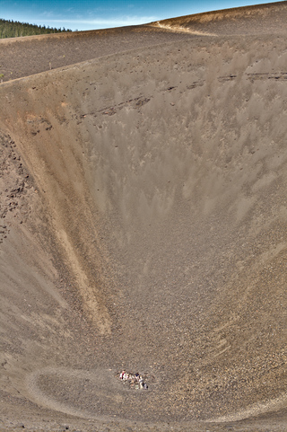 Picnic in the Cinder Cone Caldera